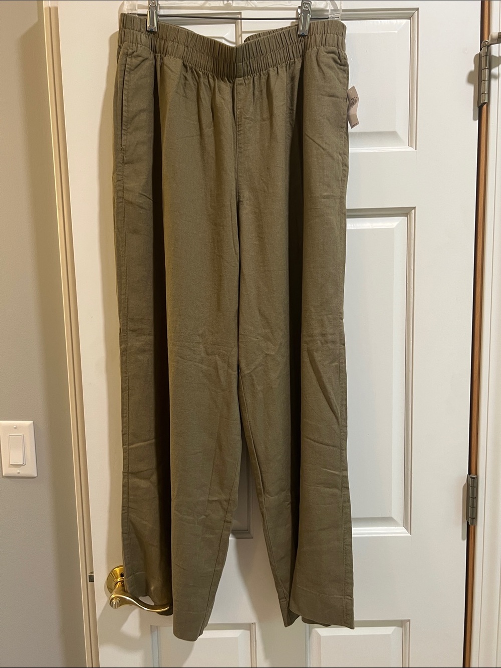 Old Navy Olive  wide leg Pull-On Elastic Waist pants
